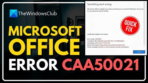Opening Task Manager. . Caa50021 office error